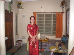 The new sari.